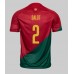 Billige Portugal Diogo Dalot #2 Hjemmetrøye VM 2022 Kortermet